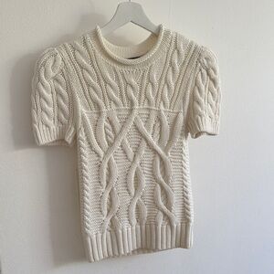 Ralph Lauren White Knit Top